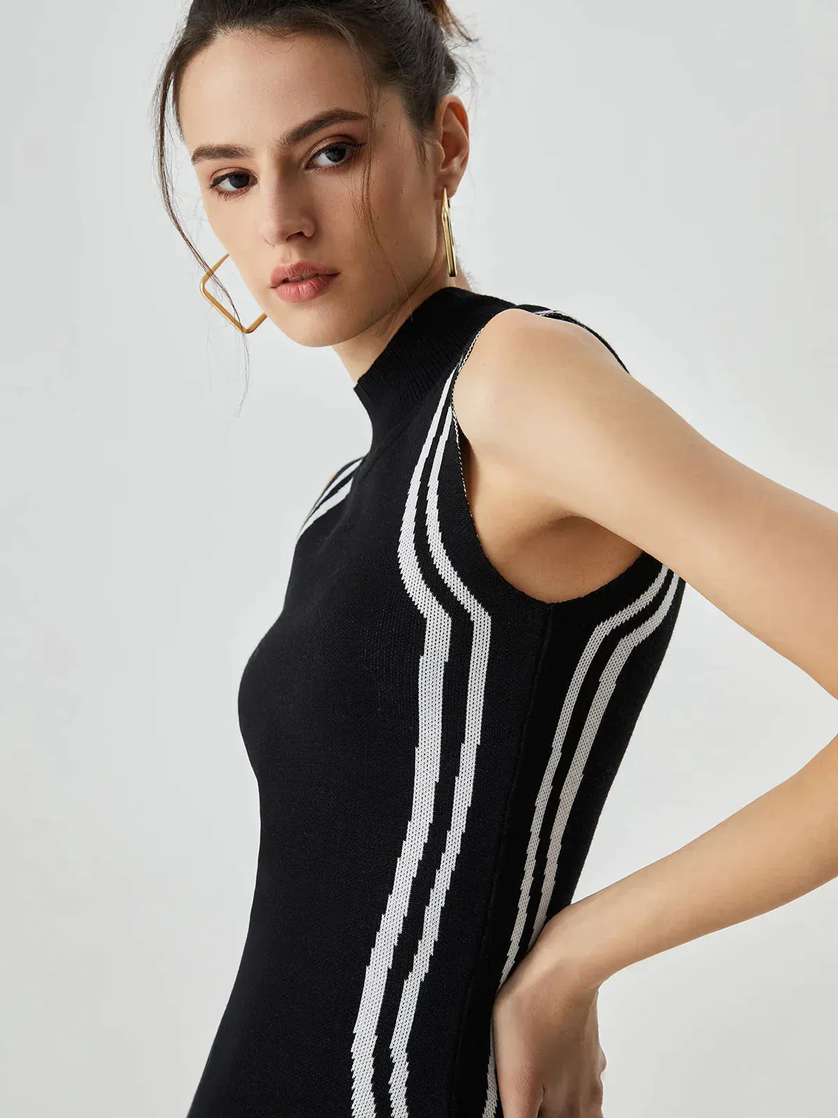 Dulce® | Asymmetrical Knit Dress
