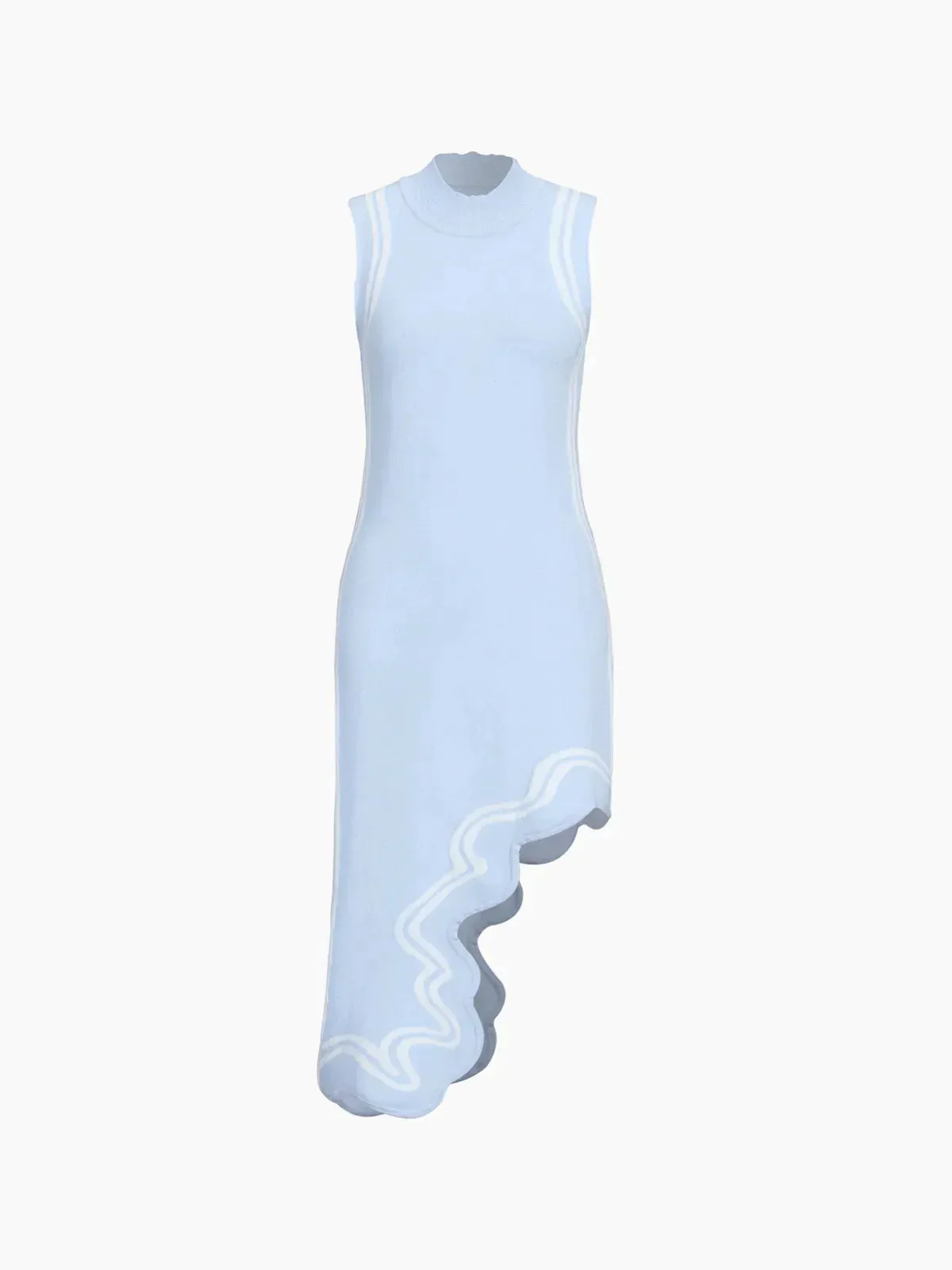 Dulce® | Asymmetrical Knit Dress