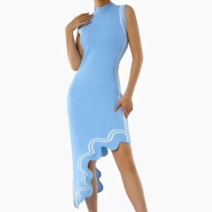 Dulce® | Asymmetrical Knit Dress