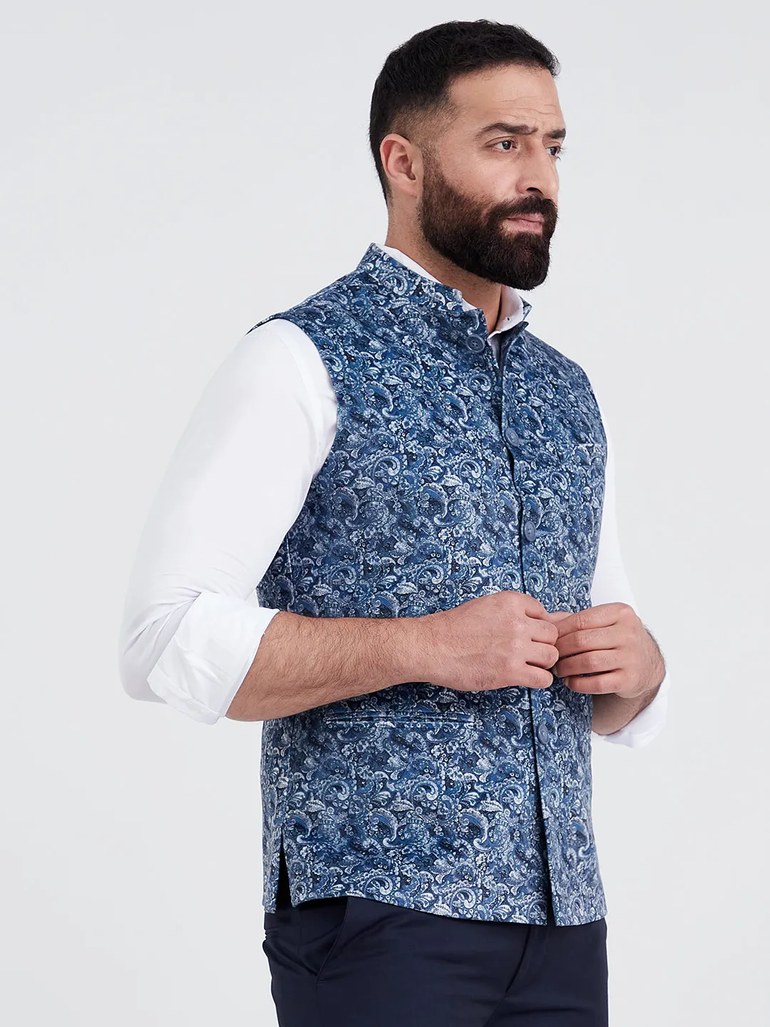 Egyptain Flora Nehru Jacket