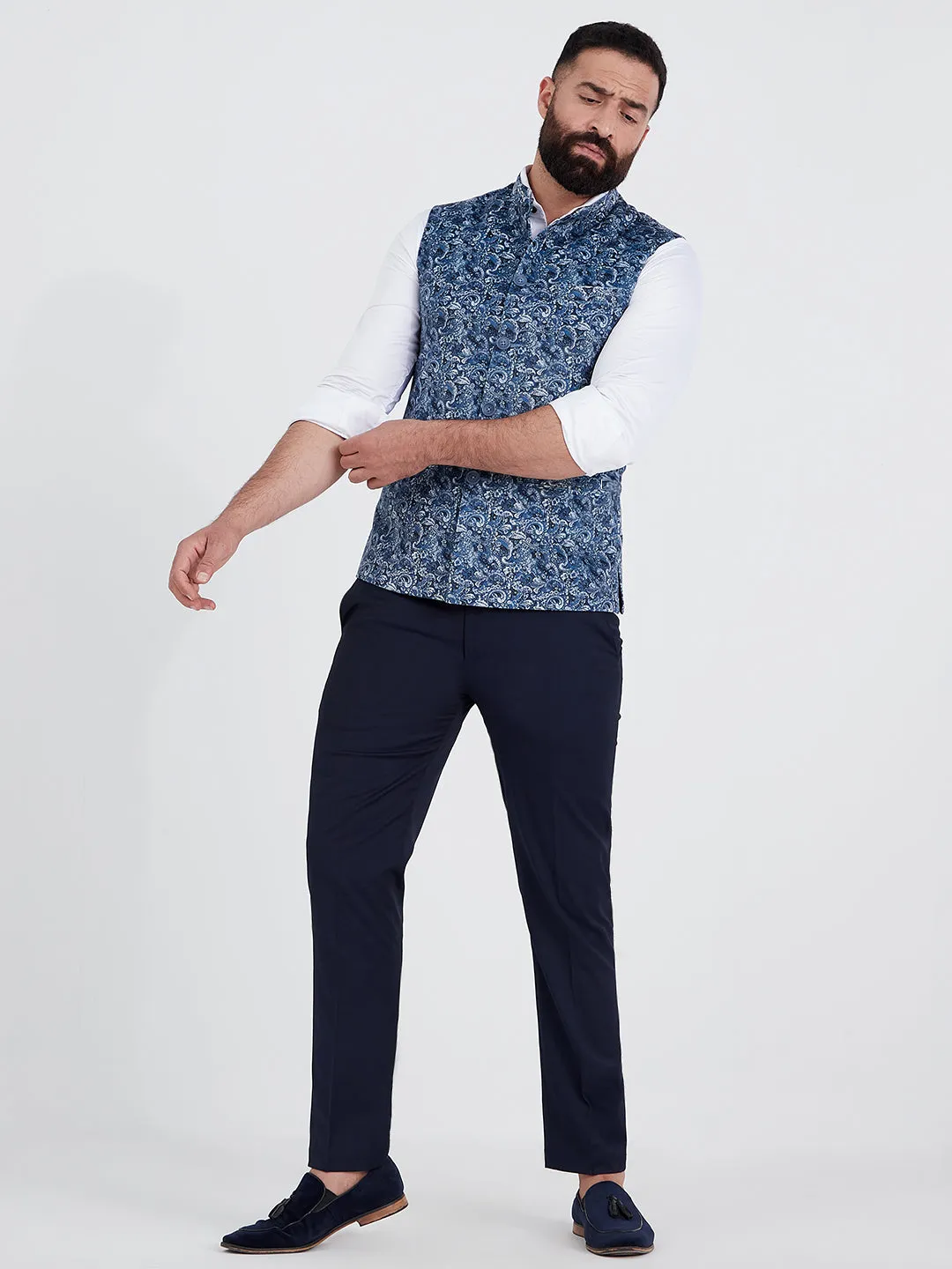 Egyptain Flora Nehru Jacket