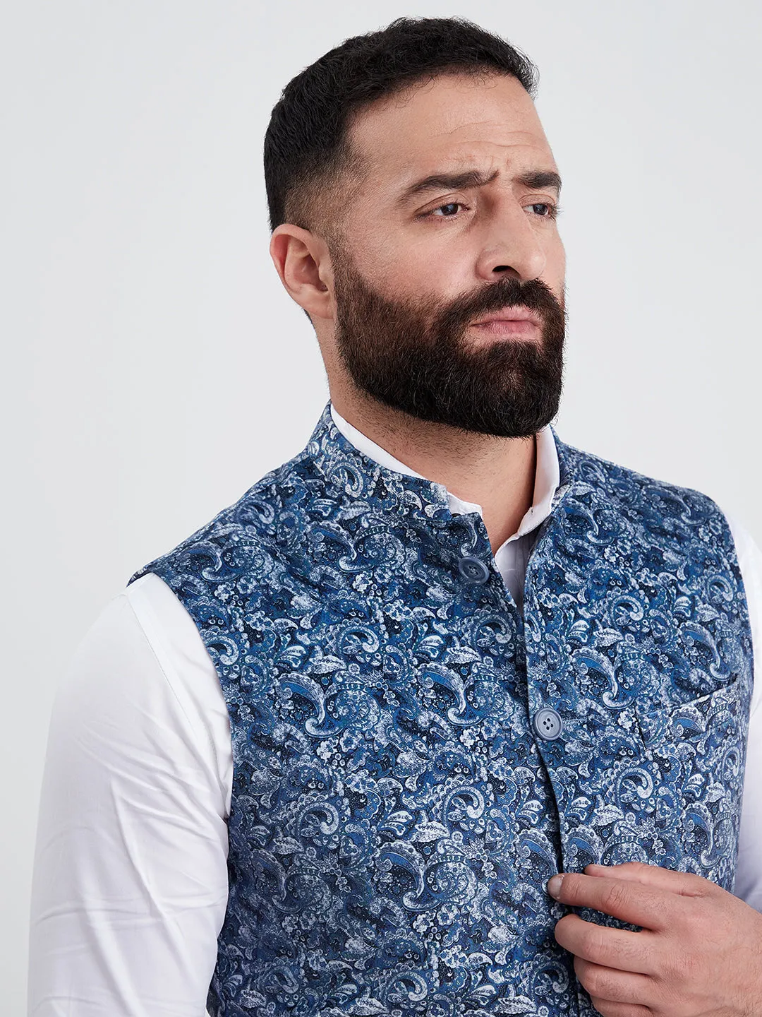 Egyptain Flora Nehru Jacket
