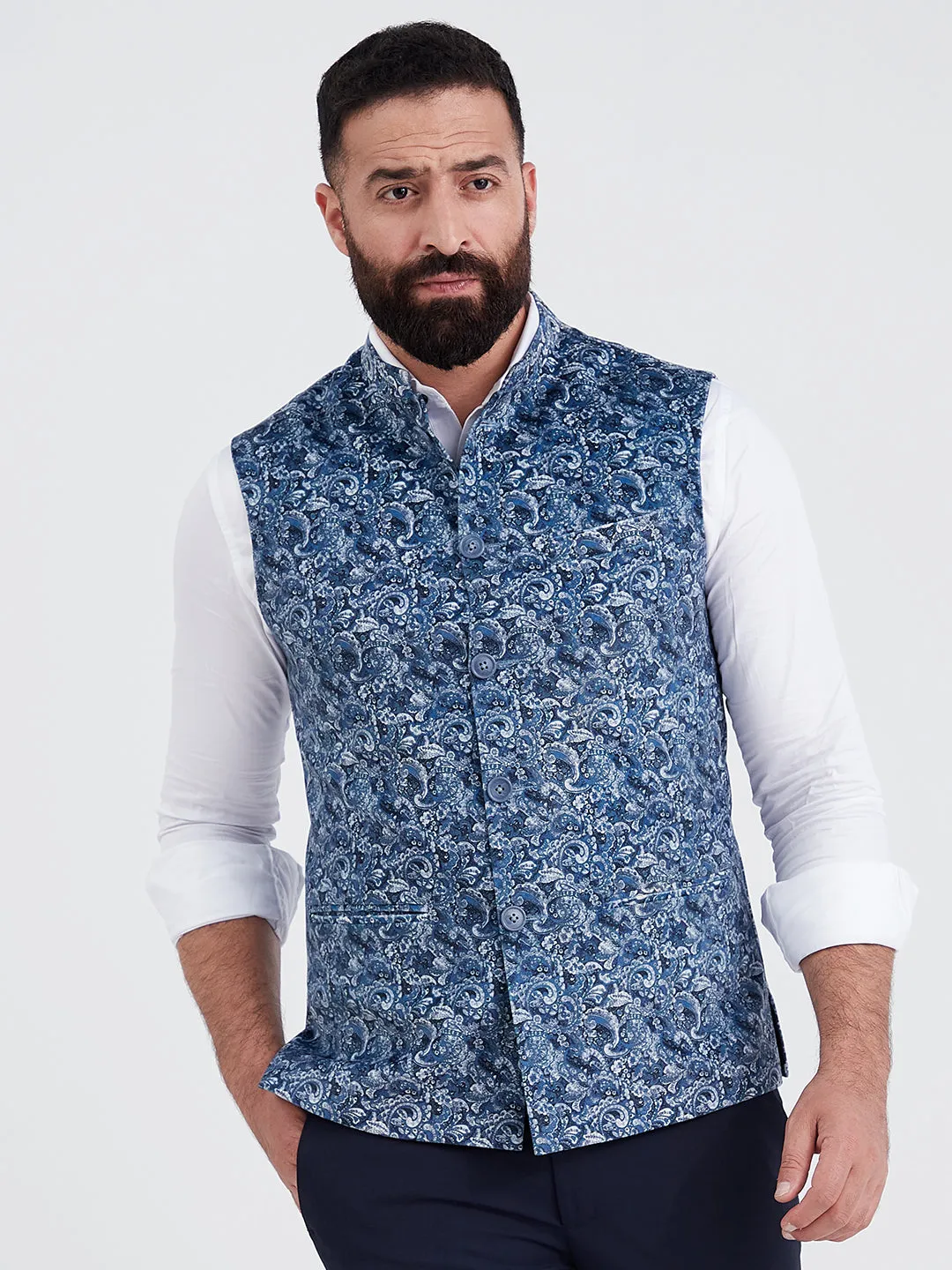Egyptain Flora Nehru Jacket