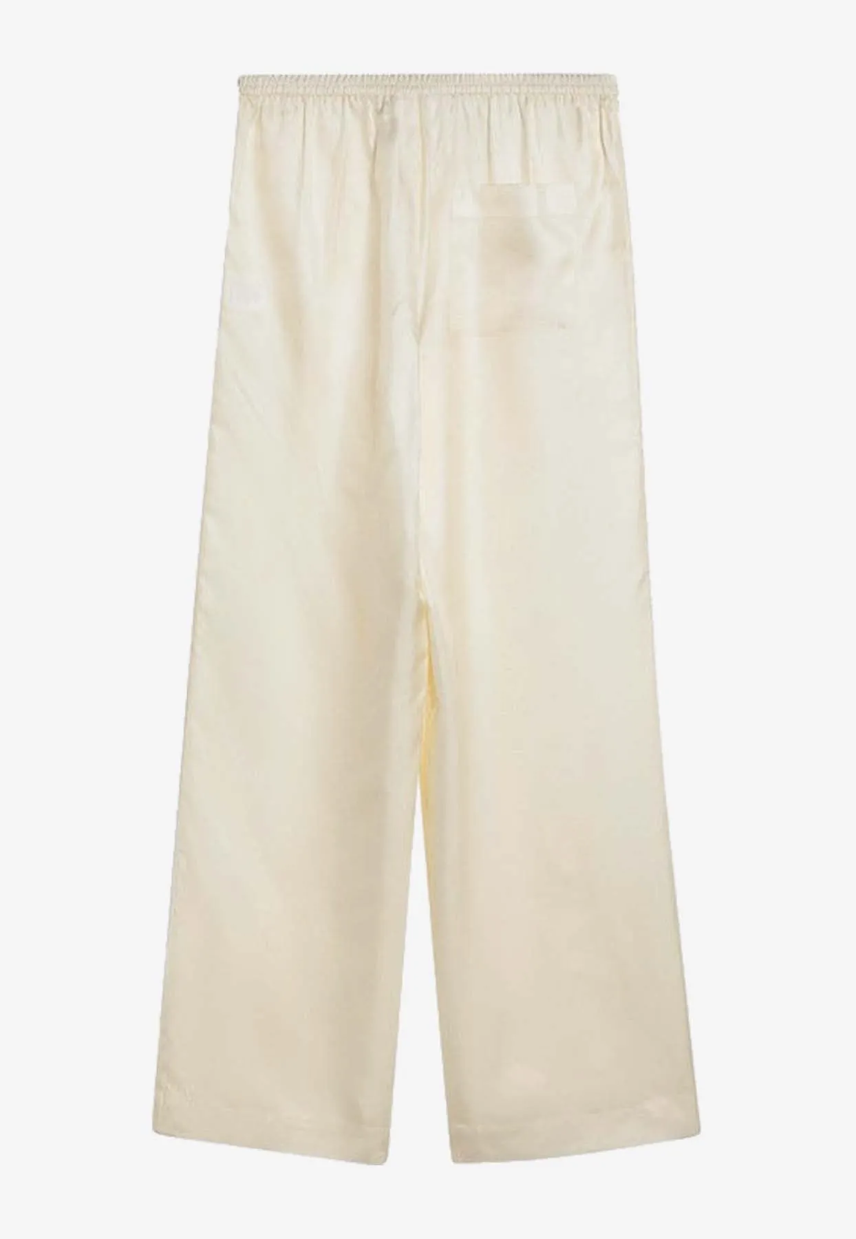 Elasticated Wide-Leg Pants