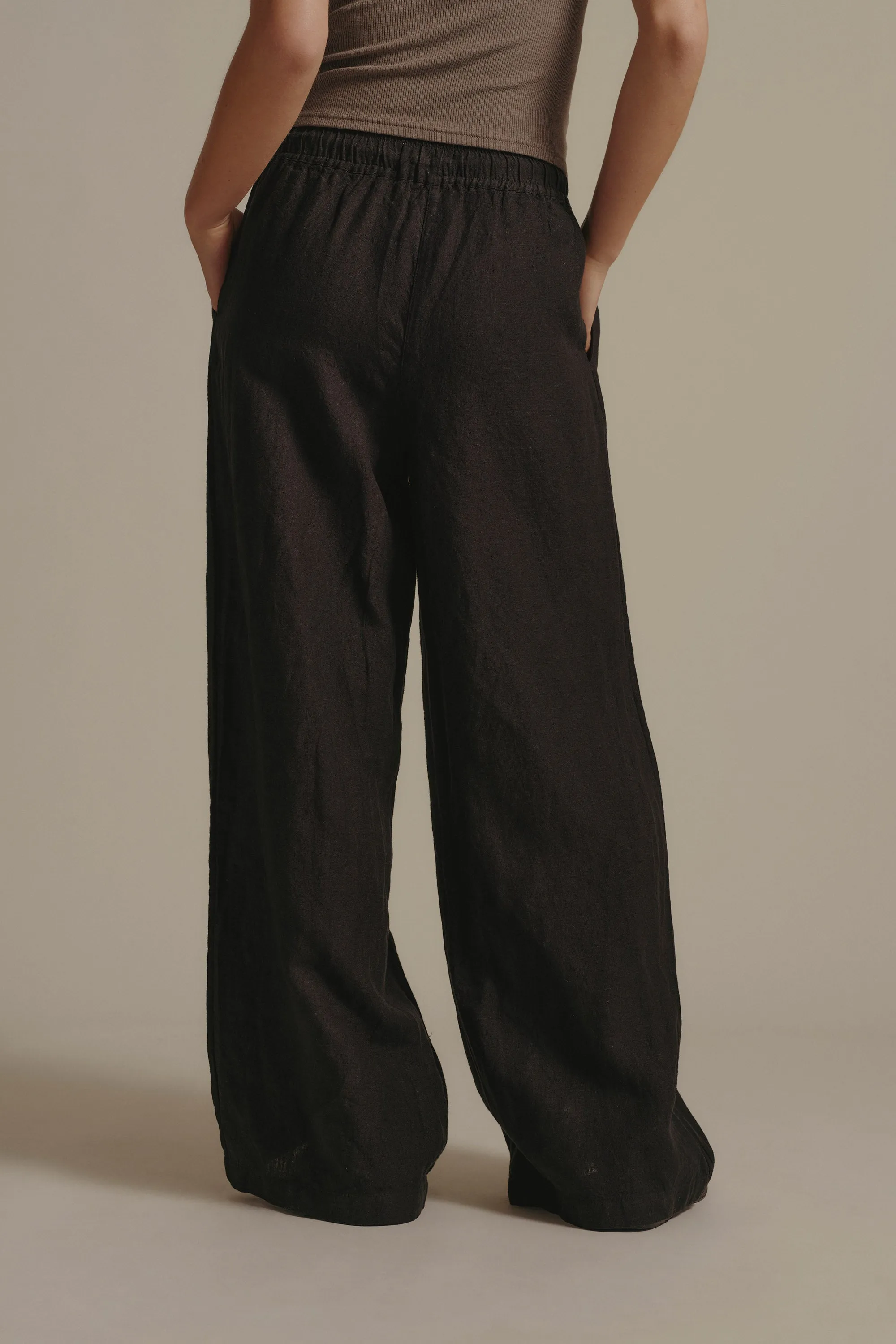 Elementary Seacomber Wide Leg Linen Pant