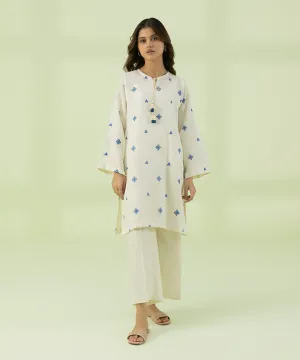 Embroidered Pure Linen Shirt