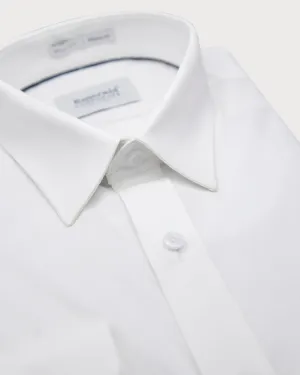 Emerald Corporate Plain Regular Fit-Egret