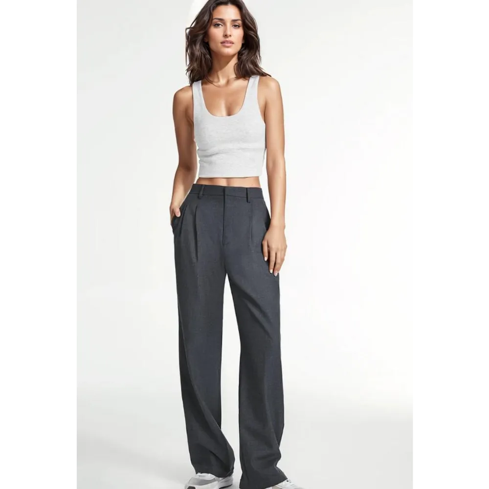 Eva™ - Tapered pants with wide legs