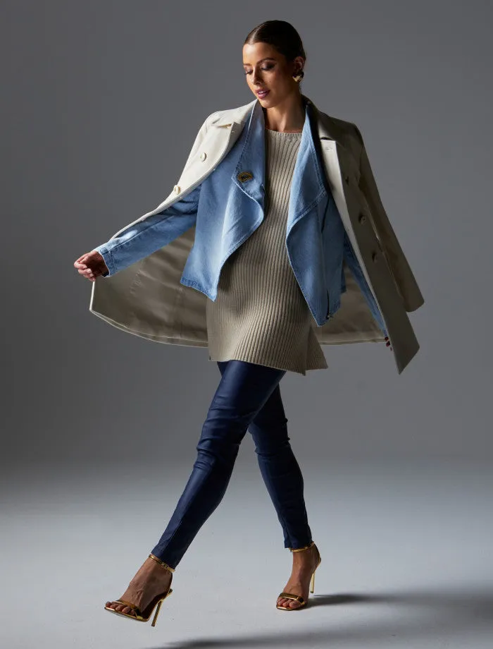 Fate   Becker Speak Easy Jacket | Ecru