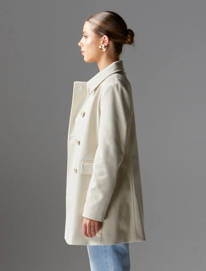 Fate   Becker Speak Easy Jacket | Ecru