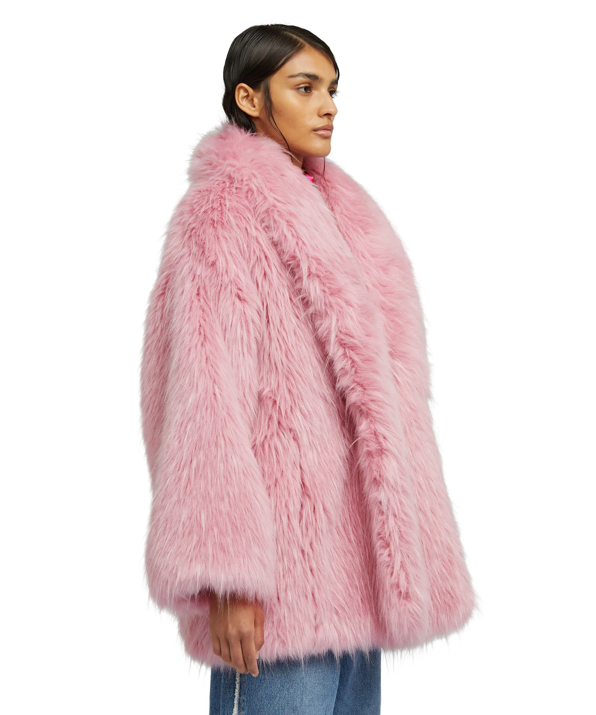 Faux fur "Minimalist Glamour" jacket