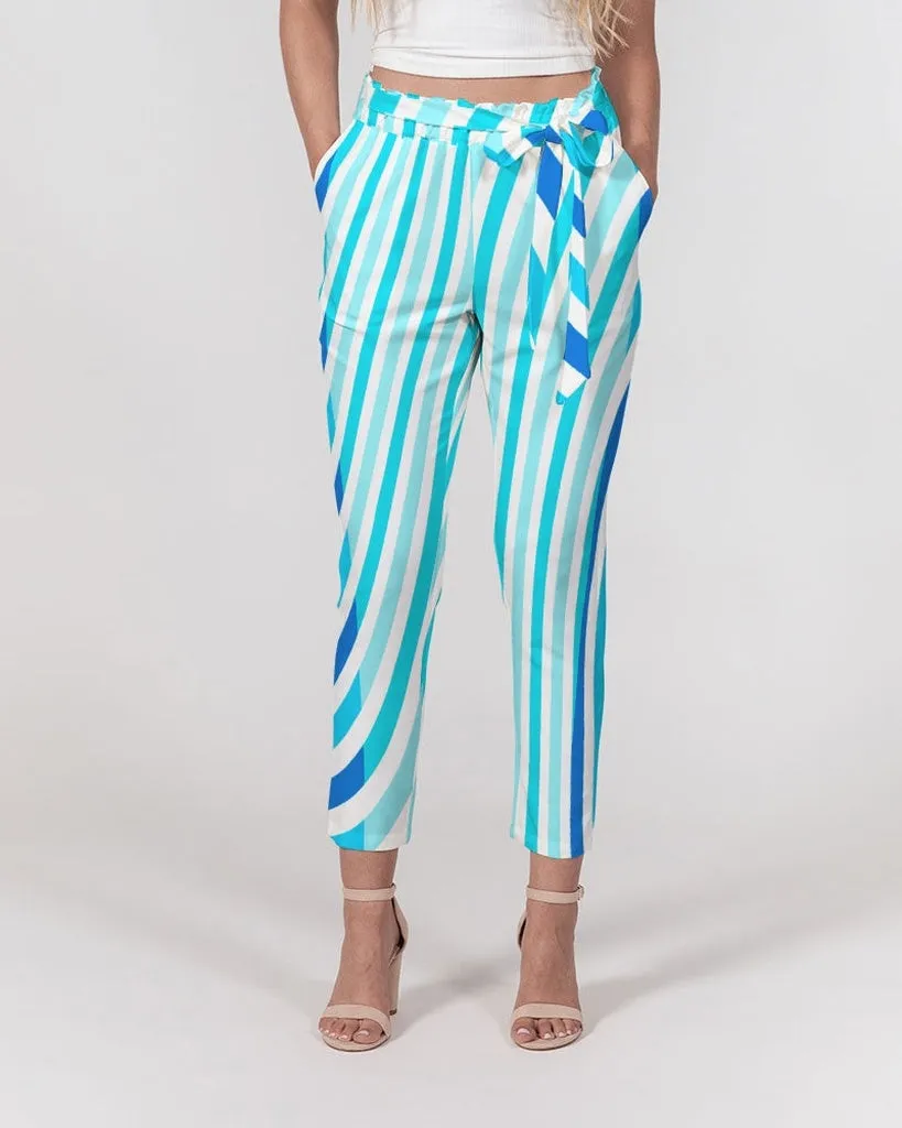 FIND YOUR COAST APPAREL - Original Women's Wave Places Belted Tapered Pants