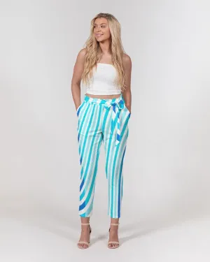 FIND YOUR COAST APPAREL - Original Women's Wave Places Belted Tapered Pants