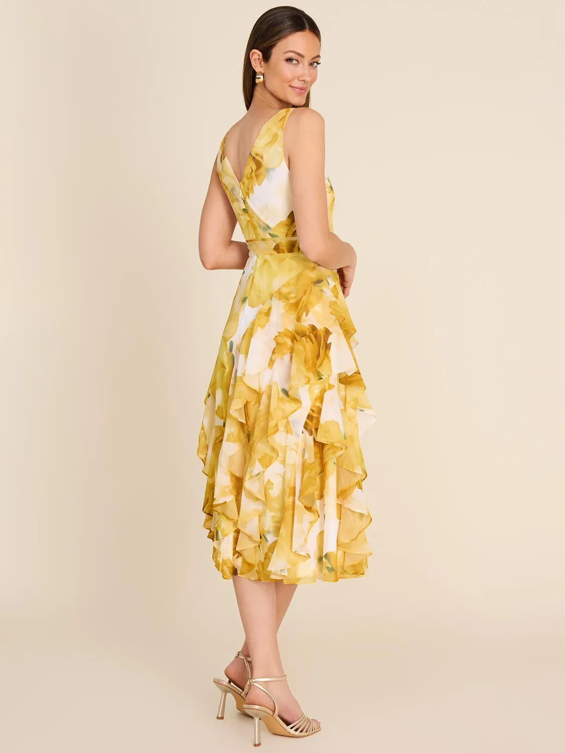 Floral Fit & Flare Midi Dress