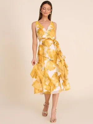 Floral Fit & Flare Midi Dress