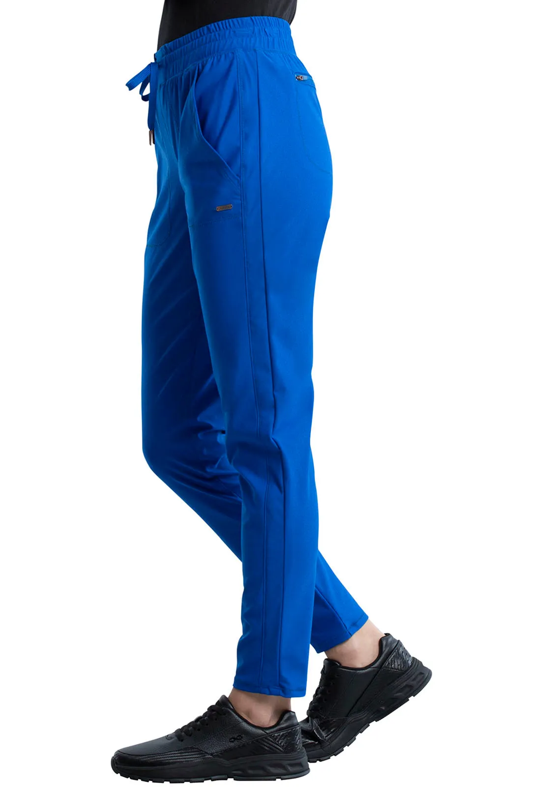 Form CK095 Mid Rise Tapered Leg Drawstring Pants Royal