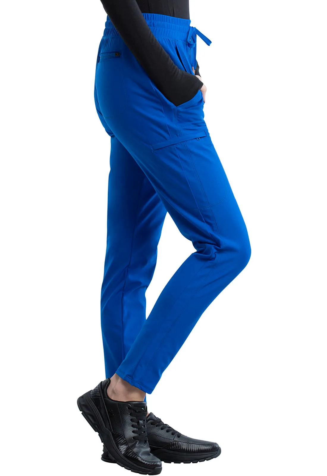 Form CK095 Mid Rise Tapered Leg Drawstring Pants Royal