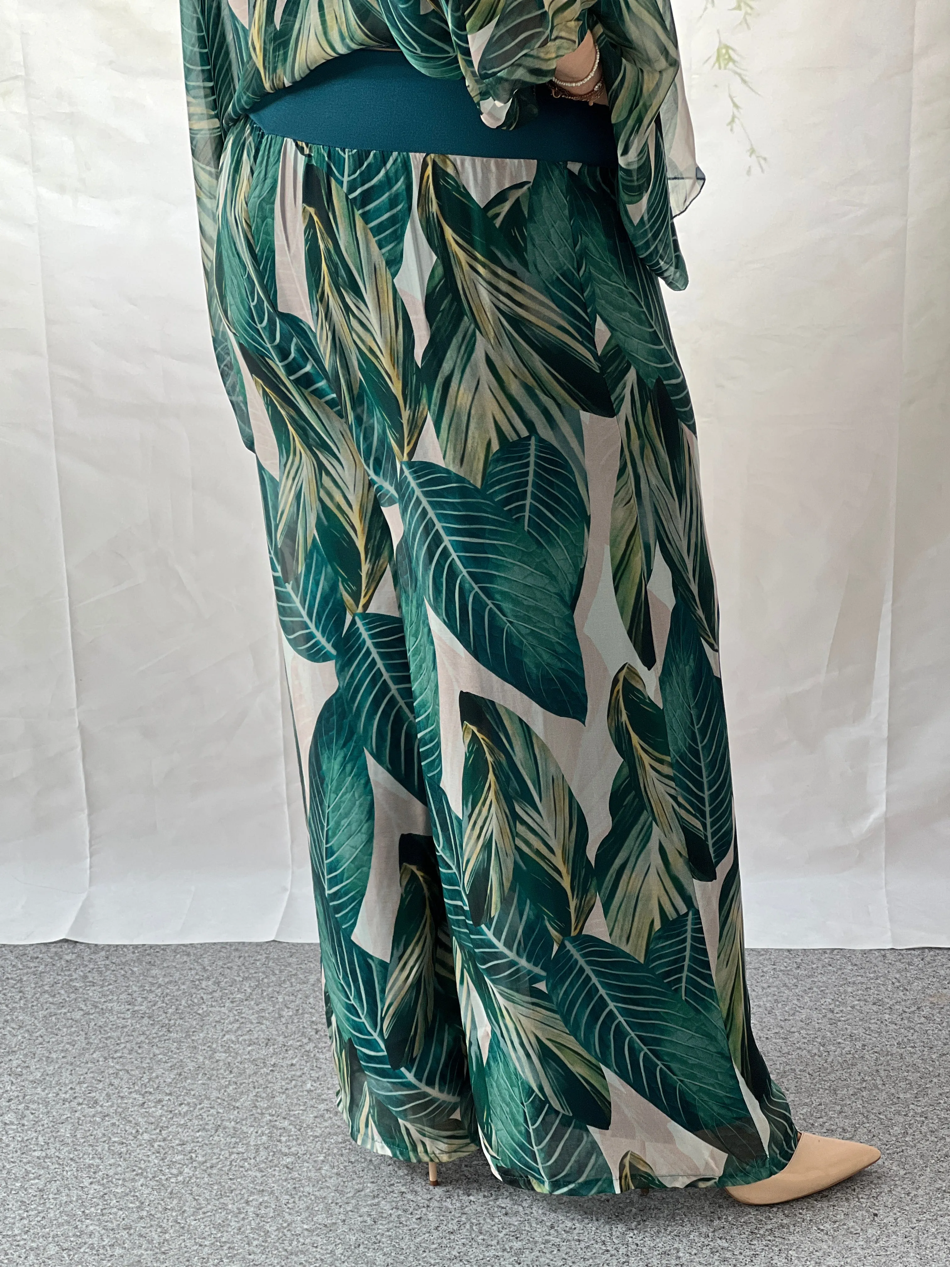 Fort Leaf Silk Pants