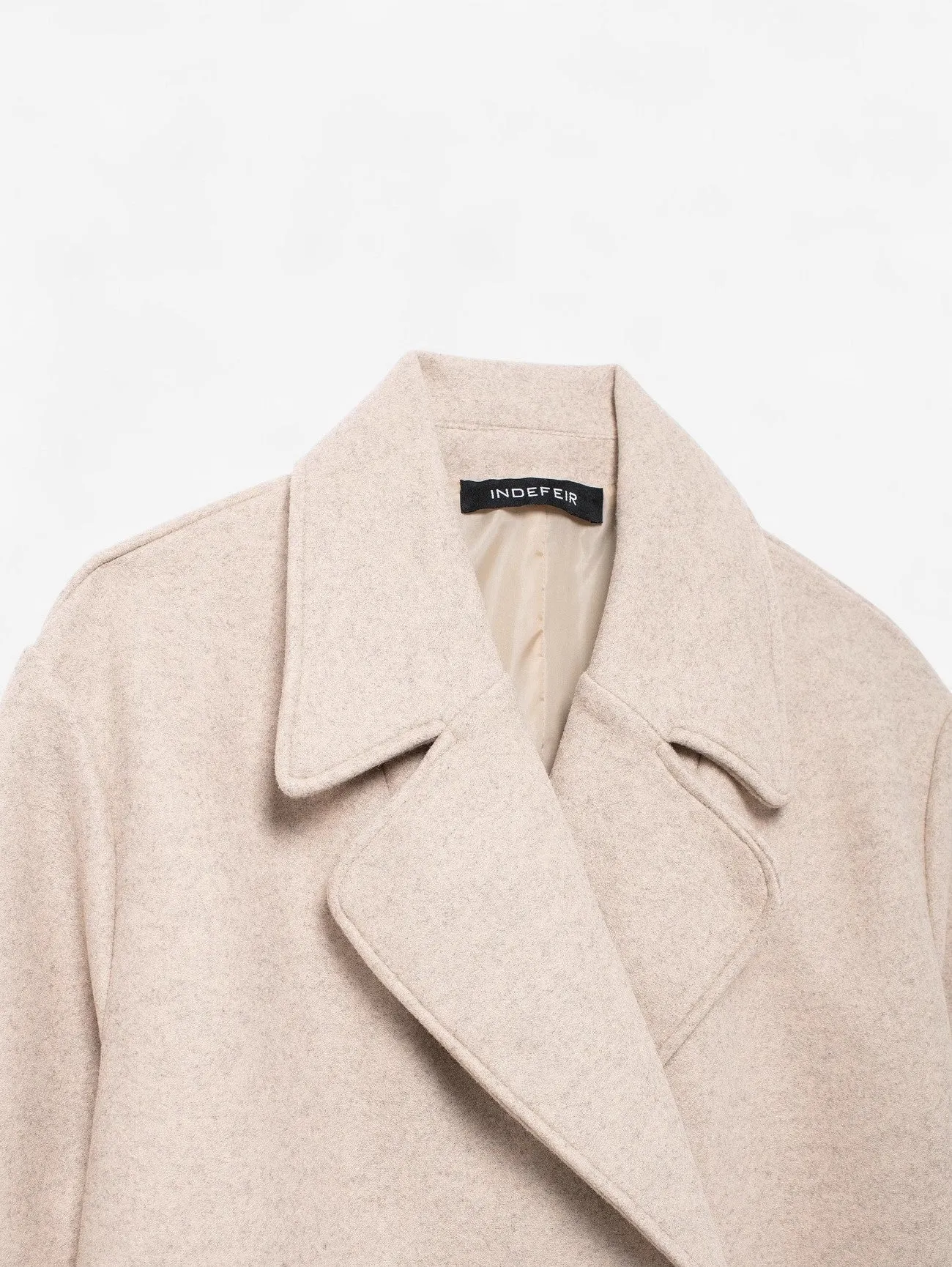 Foxes | Classic Double Breasted Long Casual Overcoat