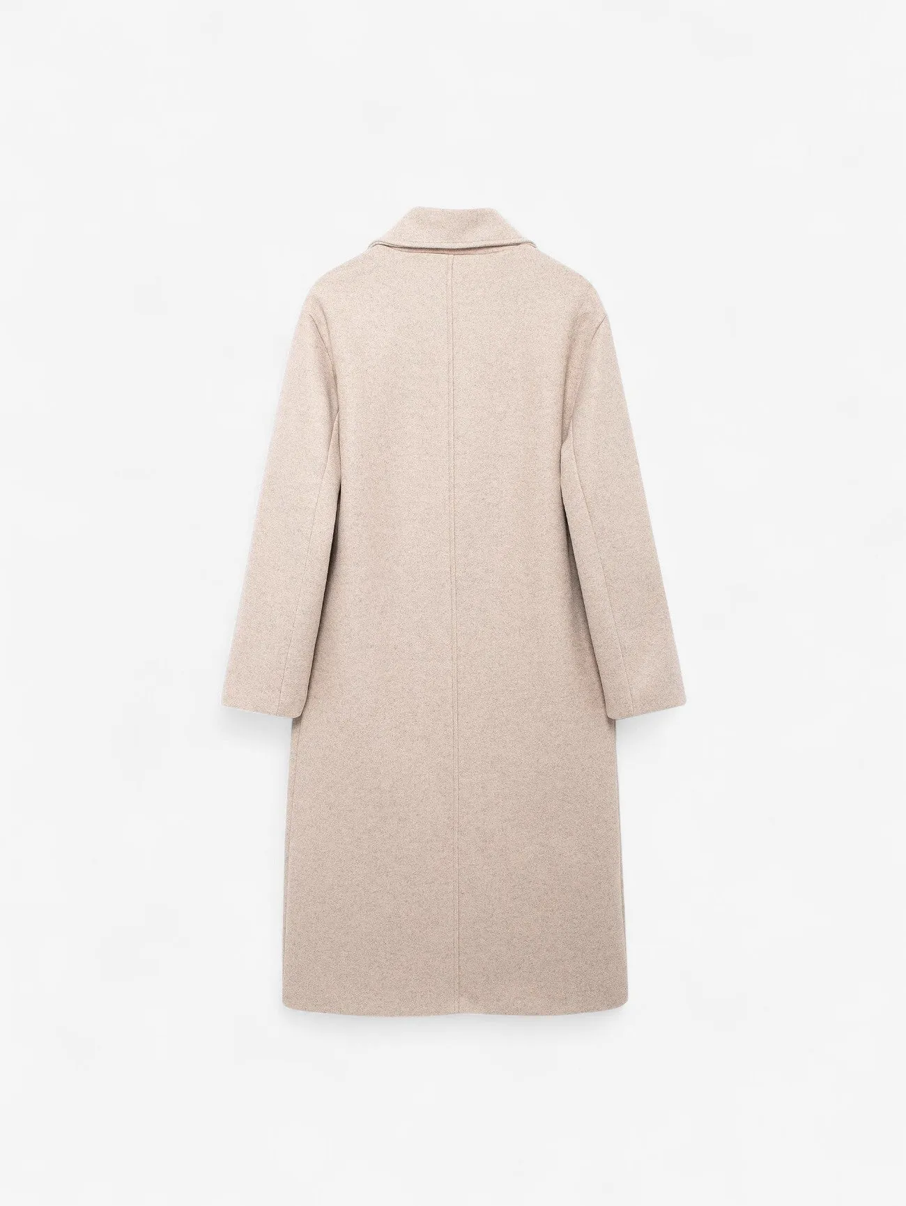 Foxes | Classic Double Breasted Long Casual Overcoat