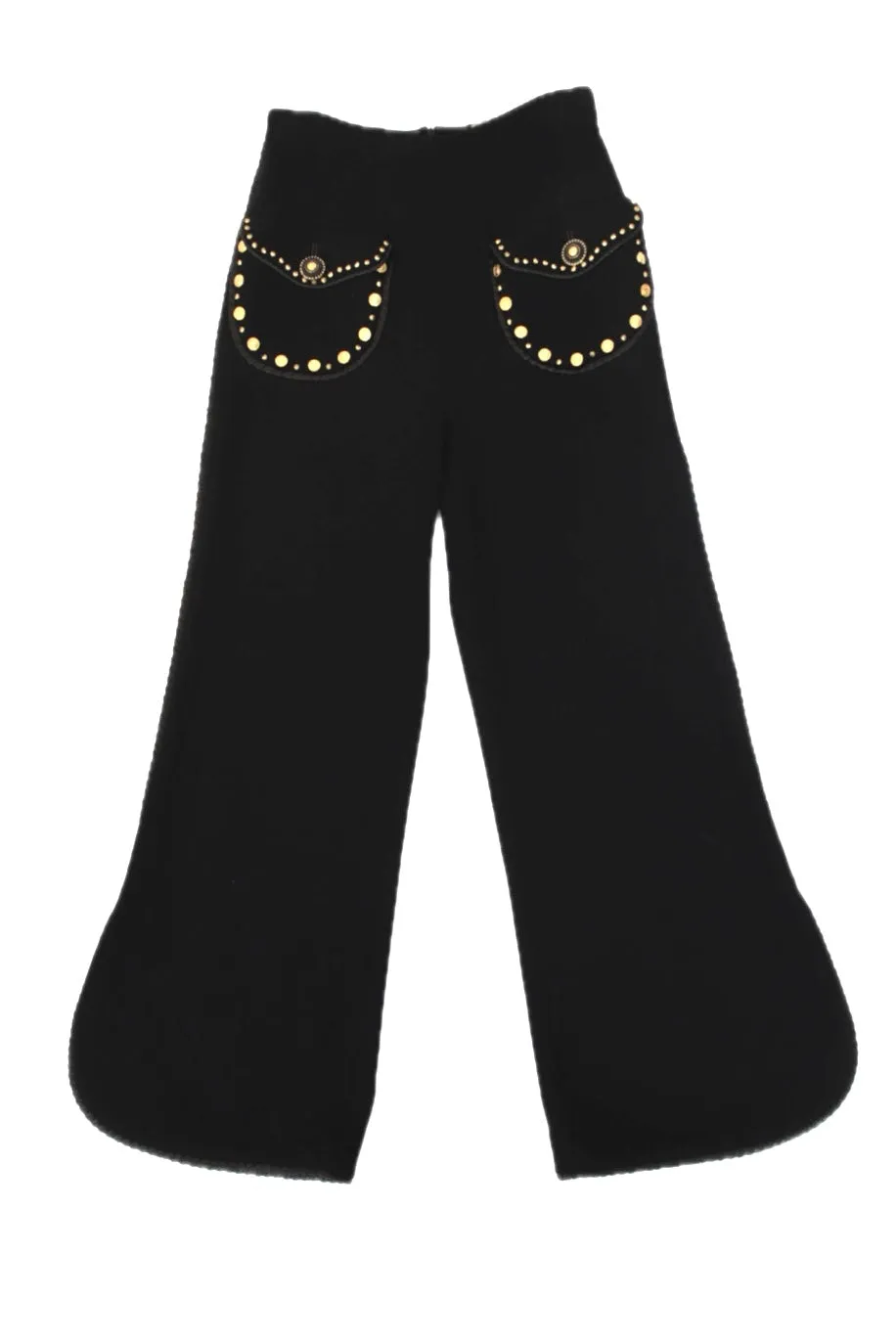 Gianni Versace Medusa Head Studded Pants