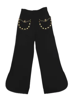 Gianni Versace Medusa Head Studded Pants