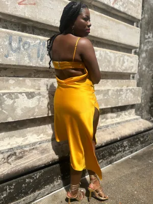 “Golden Goddess” Slip Dress (Clearance)