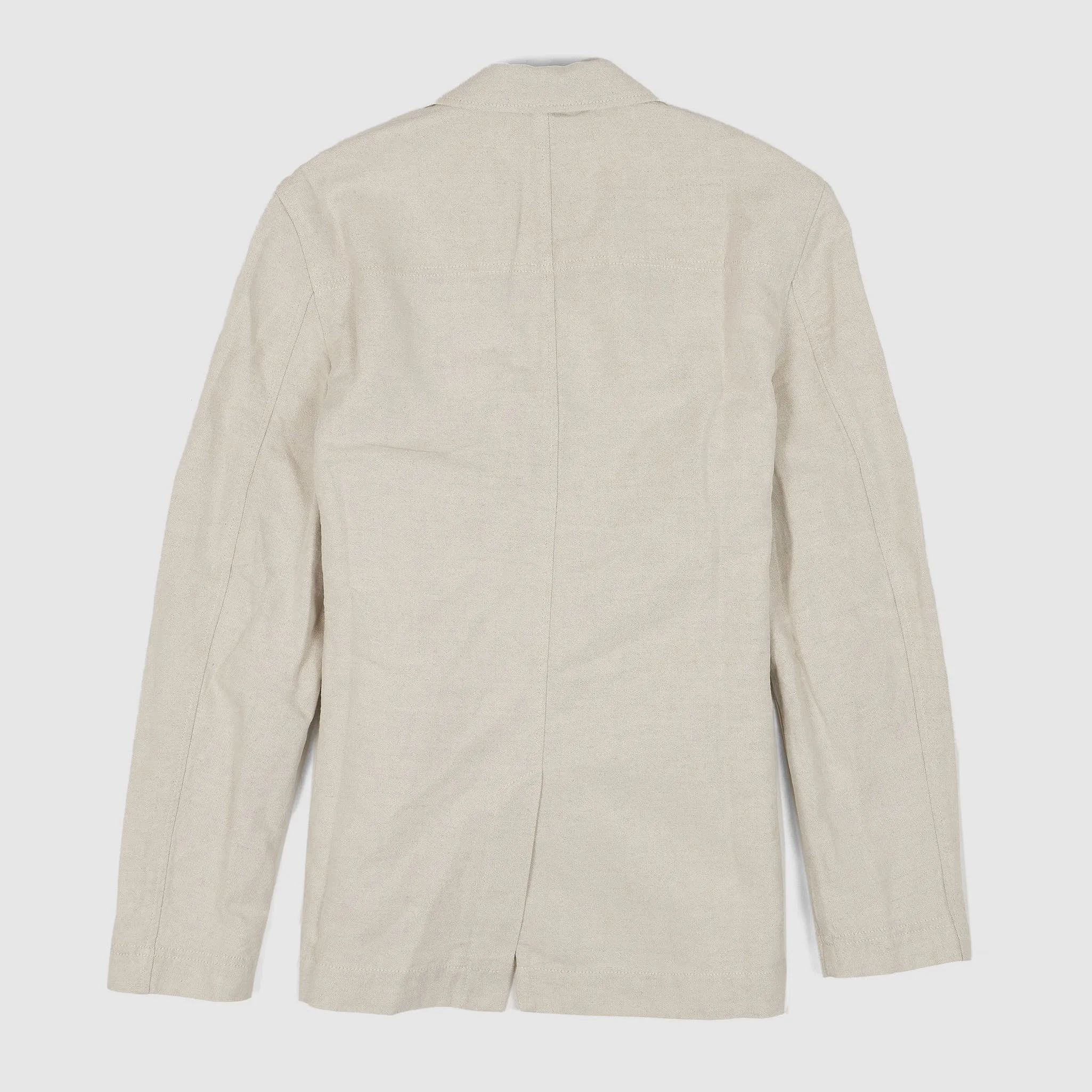 Hansen Natural Flax Three Button Blazer