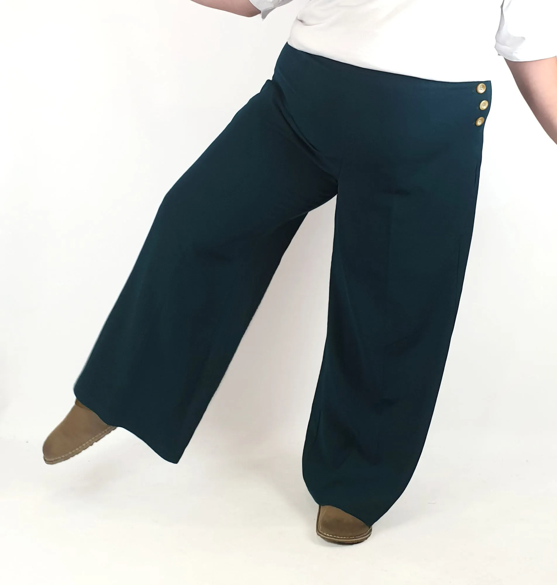 Hell Bunny green pants size 3XL