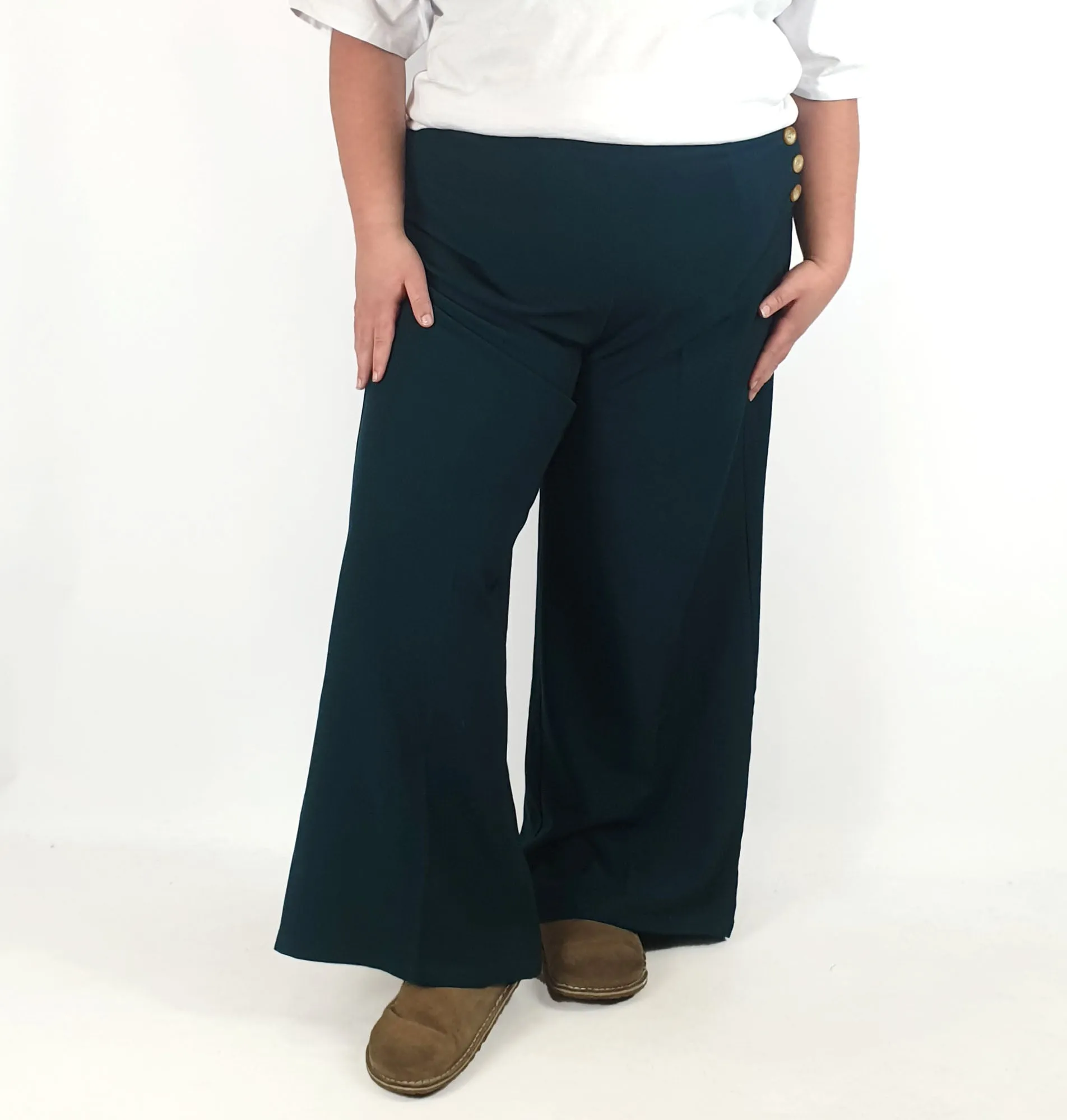 Hell Bunny green pants size 3XL