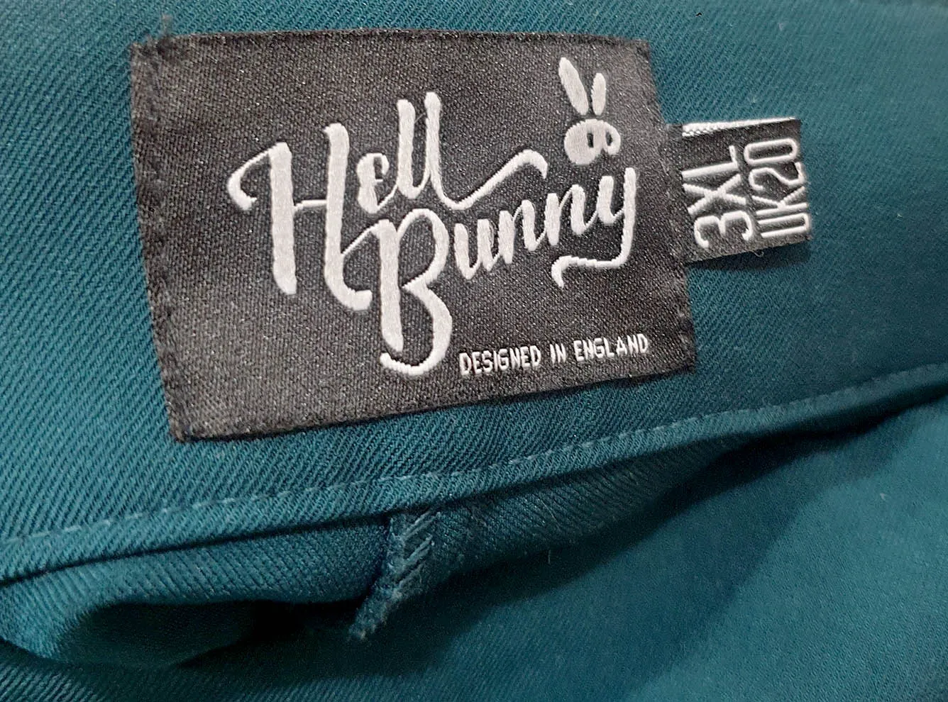 Hell Bunny green pants size 3XL