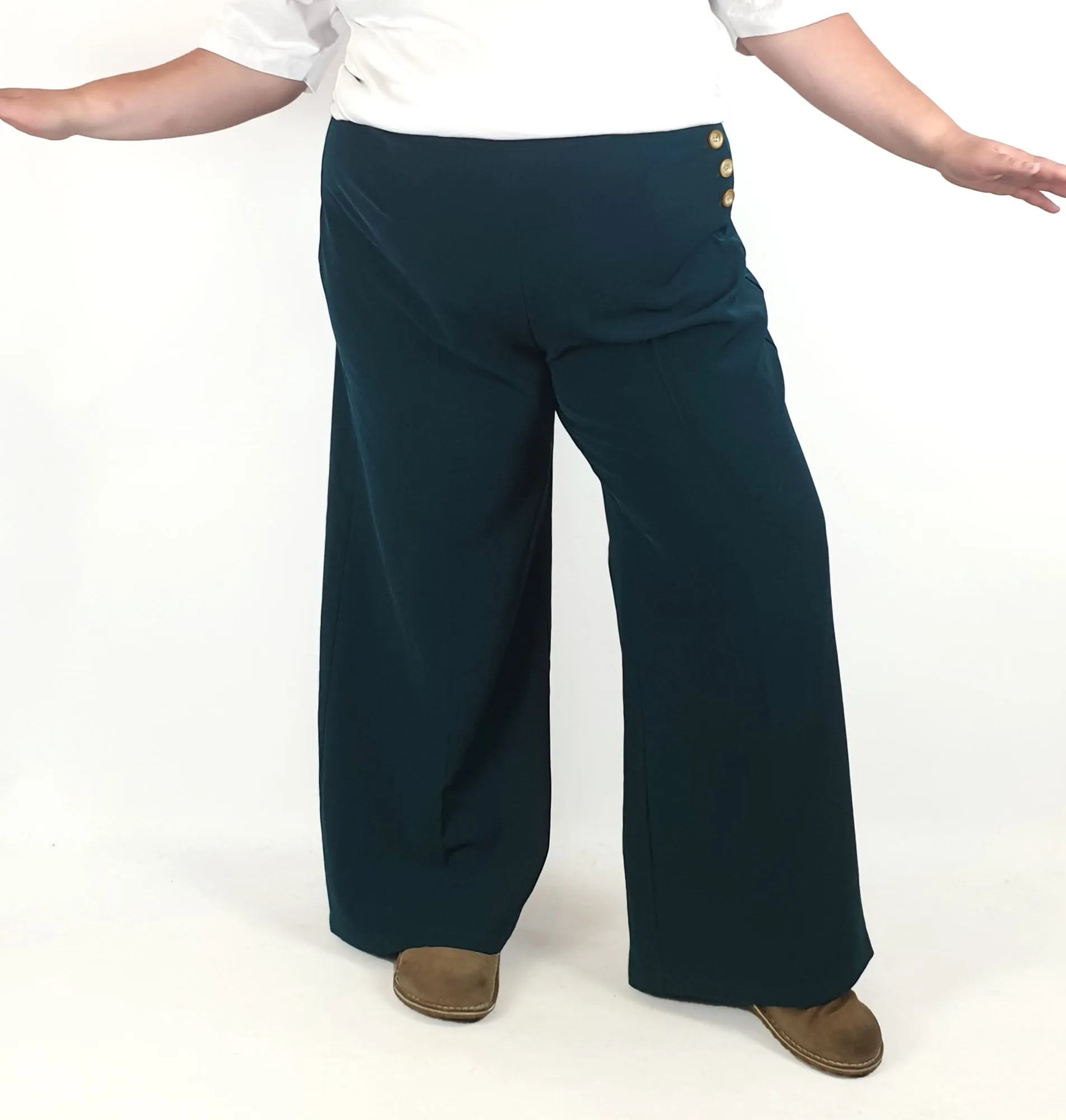 Hell Bunny green pants size 3XL