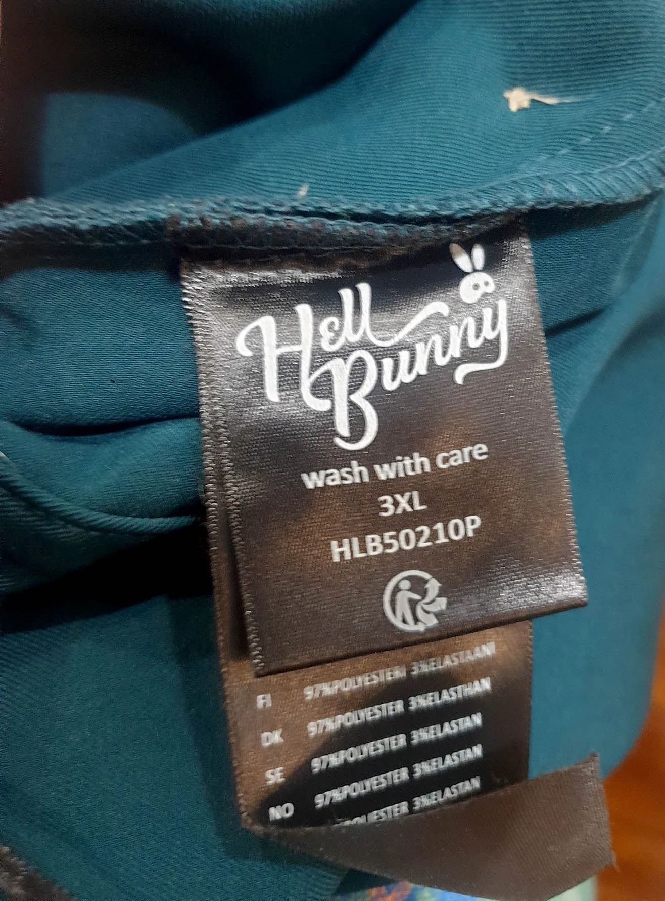 Hell Bunny green pants size 3XL