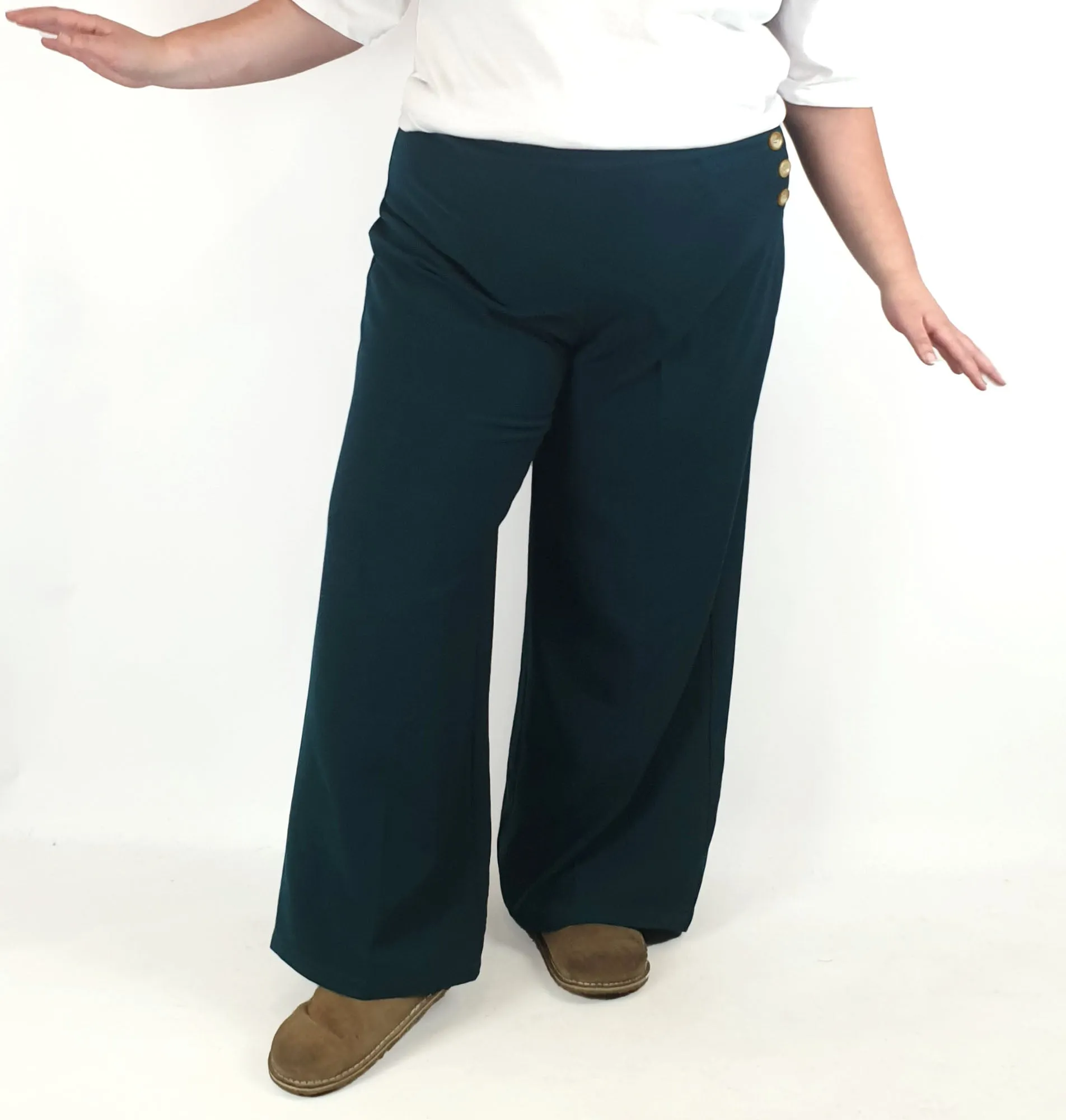 Hell Bunny green pants size 3XL