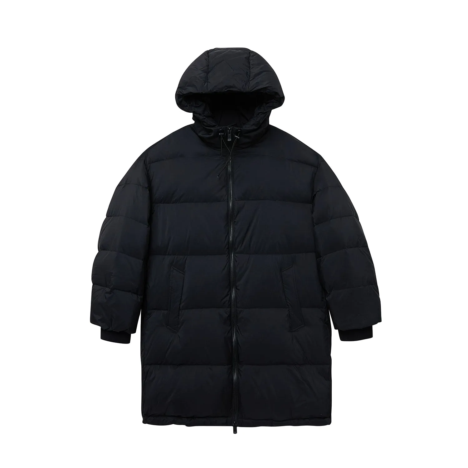 High-Neck Hooded Puffer Coat