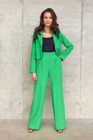 High-Rise Wide-Leg Trousers