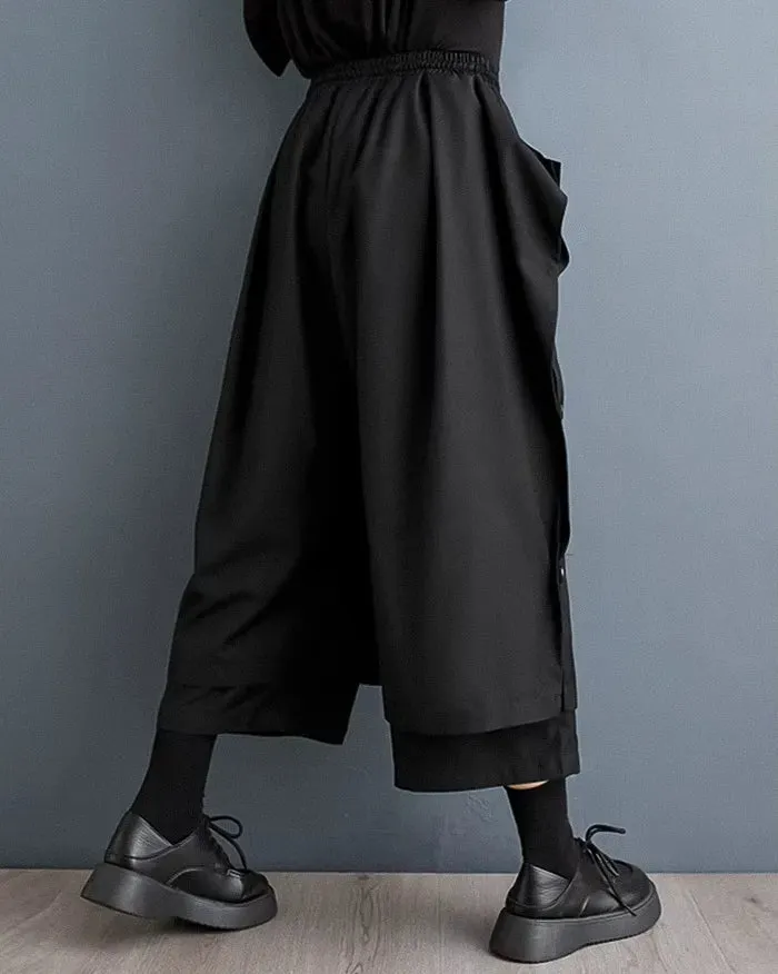 High-Waisted Wide Leg Pants