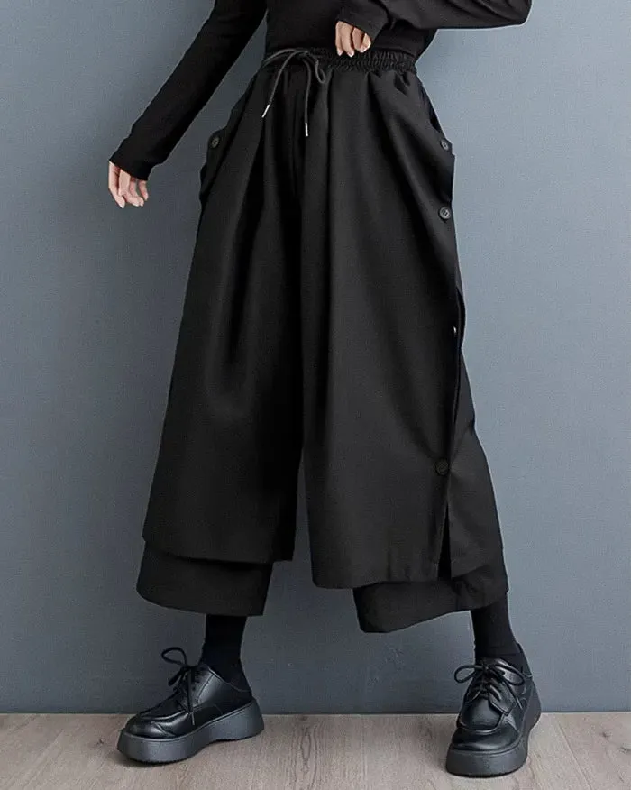 High-Waisted Wide Leg Pants