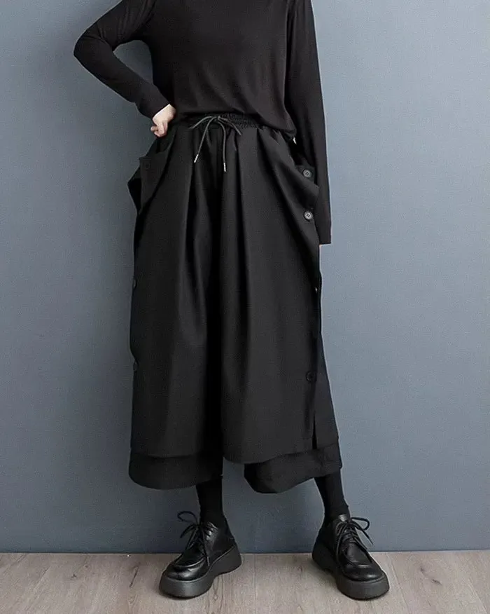 High-Waisted Wide Leg Pants