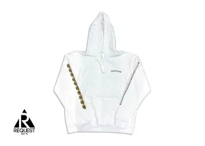 Hollywood Yellow Plus Cross Hoodie "White"