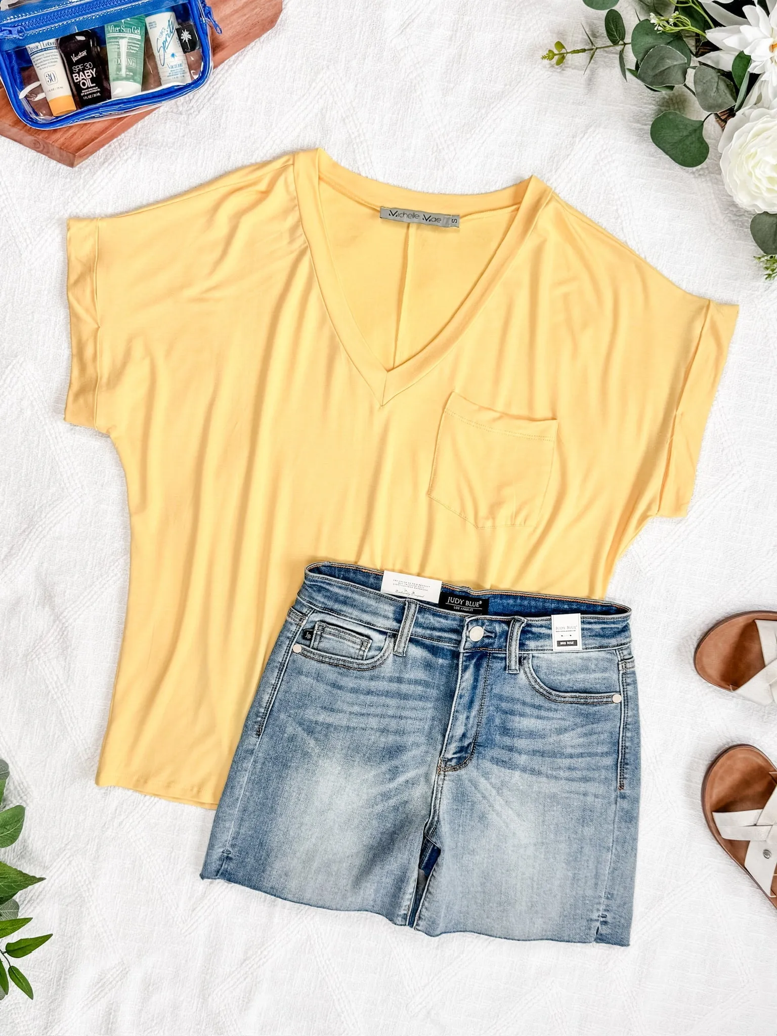 IN STOCK Sierra Pocket Top - Banana