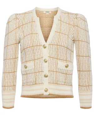 Ivory and Cappuccino Jenni Cardigan