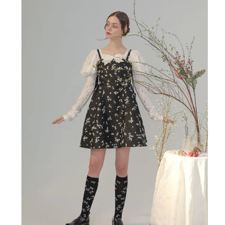 jacquard lantern flower pattern tops