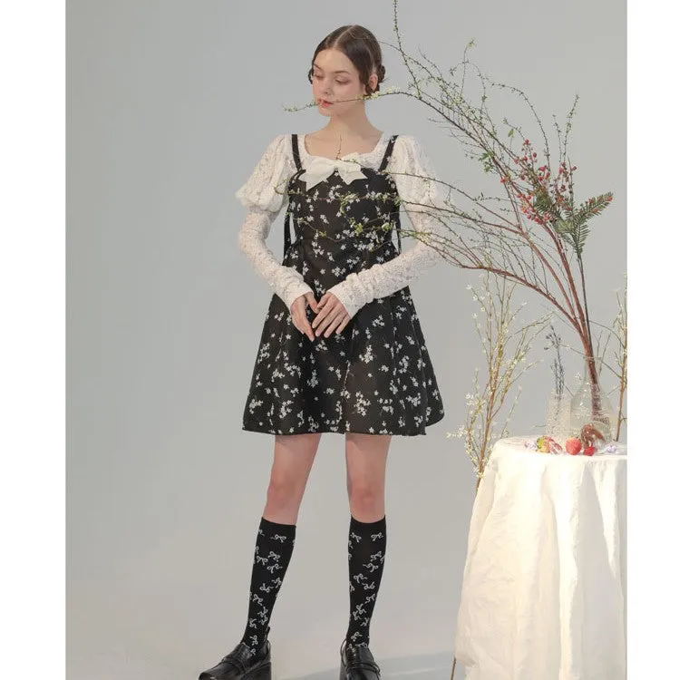 jacquard lantern flower pattern tops
