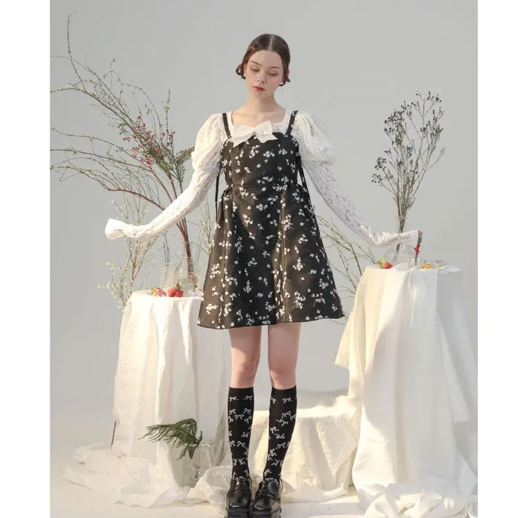 jacquard lantern flower pattern tops