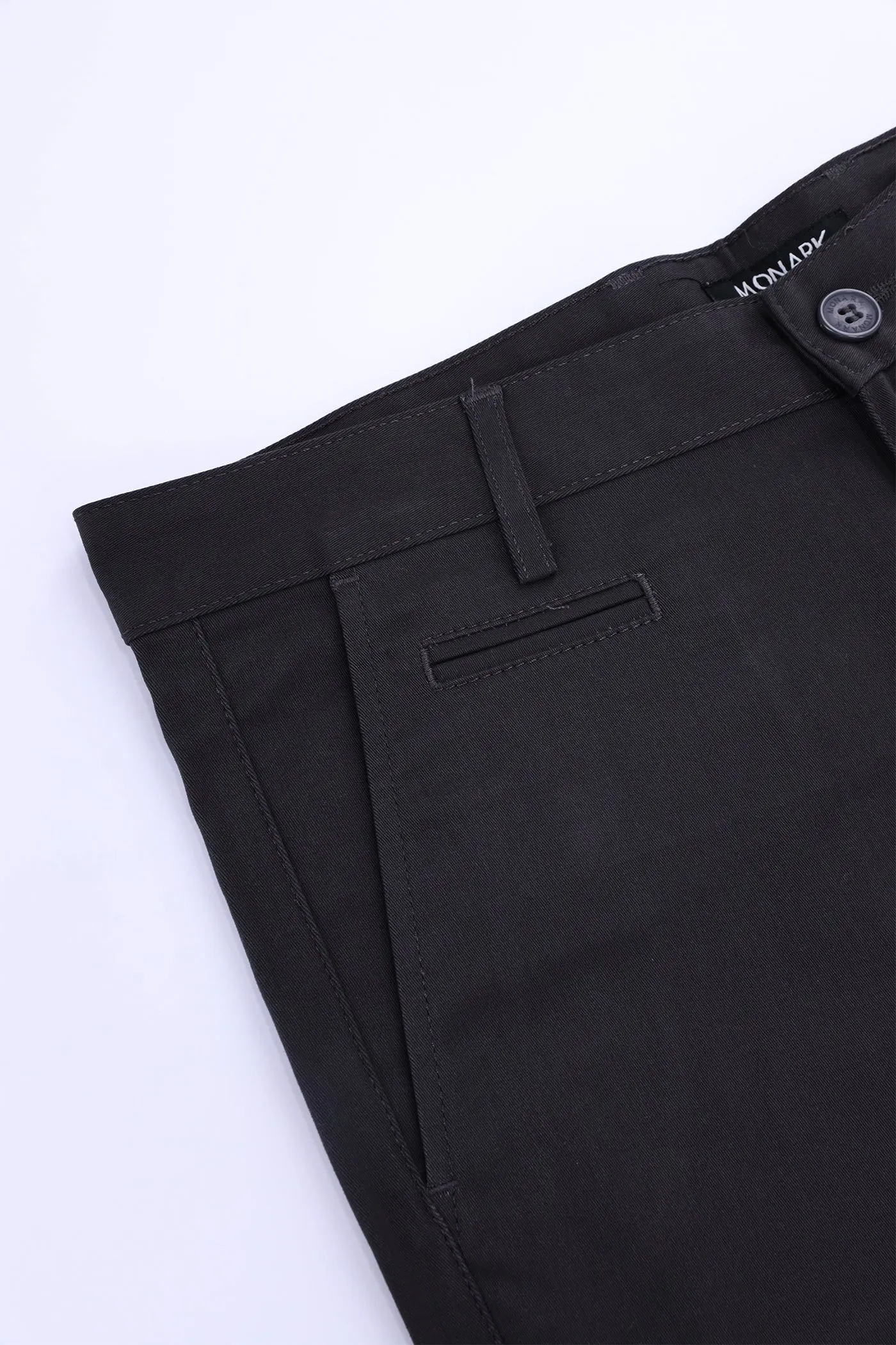 JET GREY TAPPERED FIT PANTS