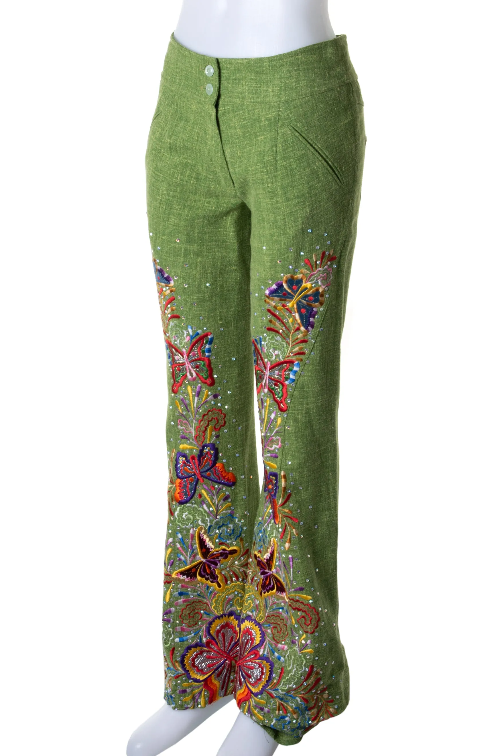 John Galliano era Embroidered Pants
