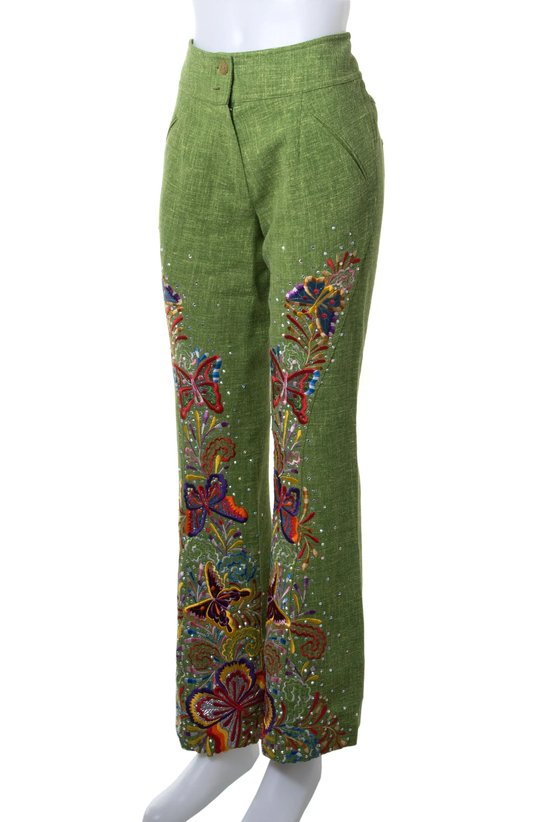 John Galliano era Embroidered Pants