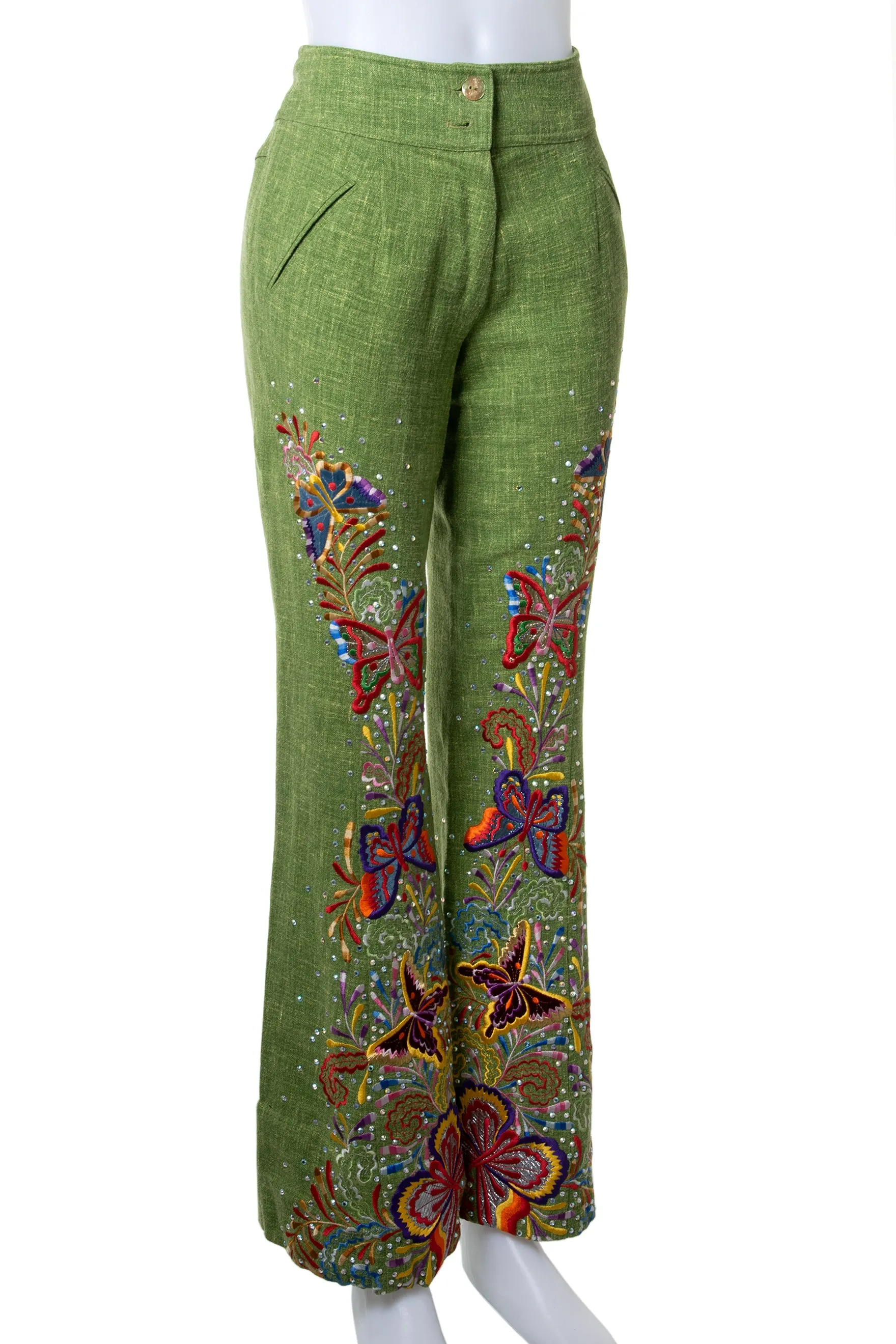 John Galliano era Embroidered Pants