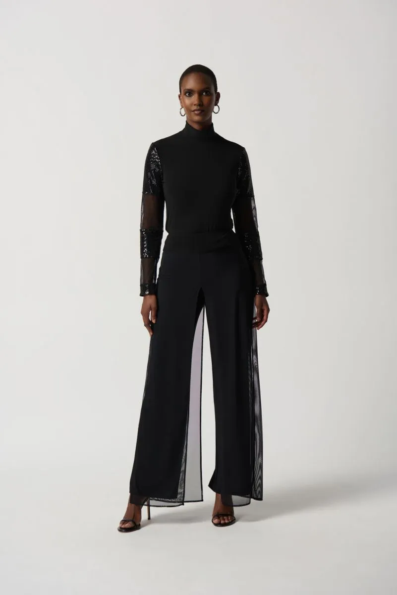 Joseph Ribkoff Black Holiday Pants